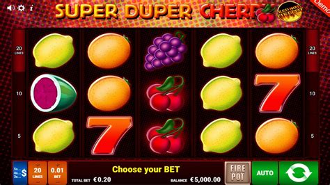 Play Super Duper Cherry Red Hot Firepot slot
